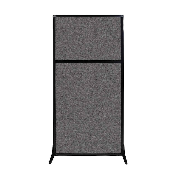 Work Station Screen 33" x 70" Charcoal Gray Fabric